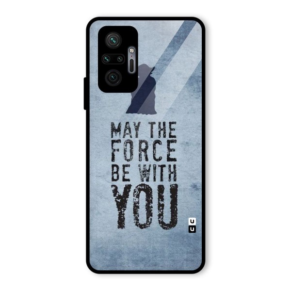 Power With You Glass Back Case for Redmi Note 10 Pro