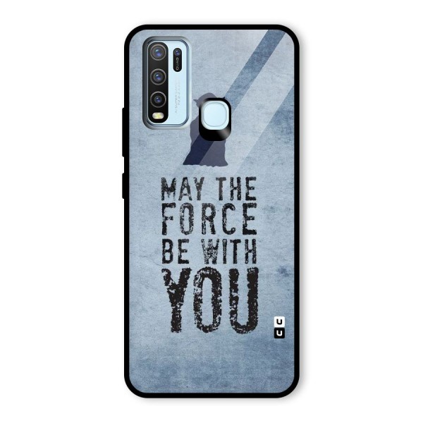 Power With You Glass Back Case for Vivo Y30