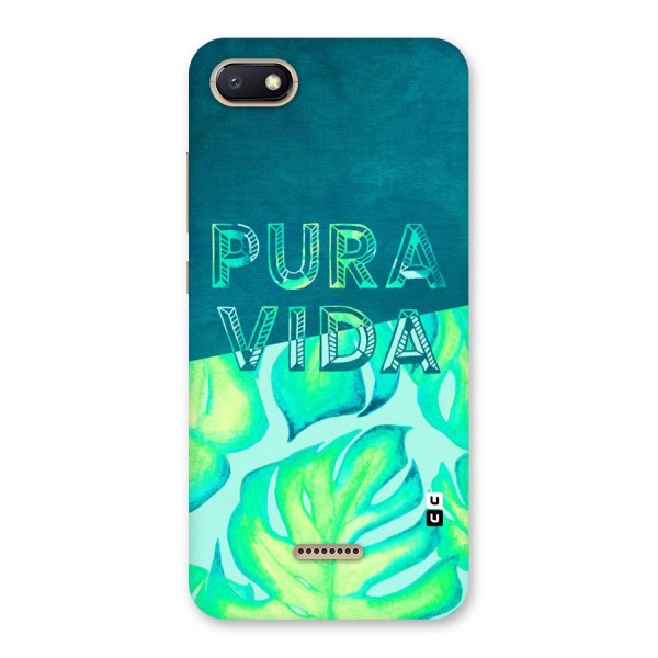 Pre Vida Back Case for Redmi 6A