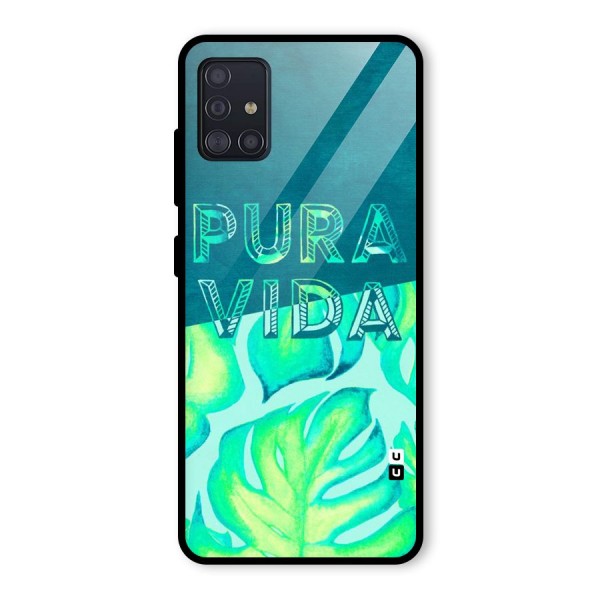 Pre Vida Glass Back Case for Galaxy A51