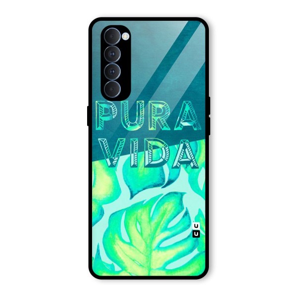 Pre Vida Glass Back Case for Oppo Reno4 Pro