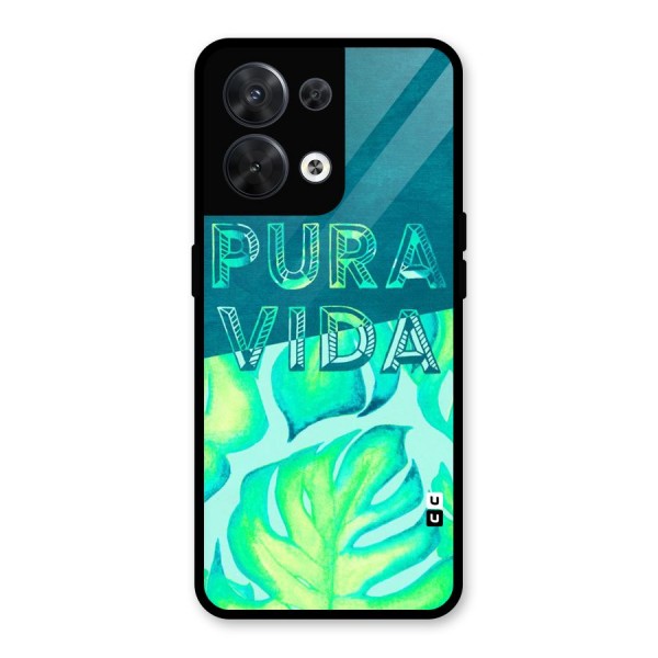 Pre Vida Glass Back Case for Oppo Reno8 5G