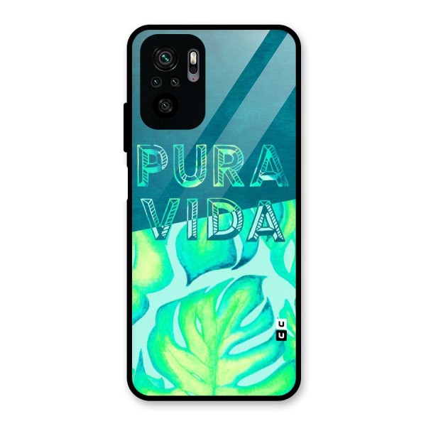 Pre Vida Glass Back Case for Redmi Note 10