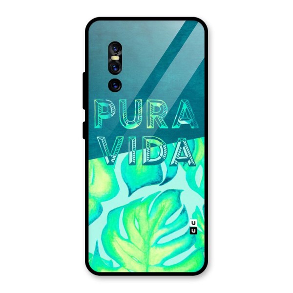 Pre Vida Glass Back Case for Vivo V15 Pro