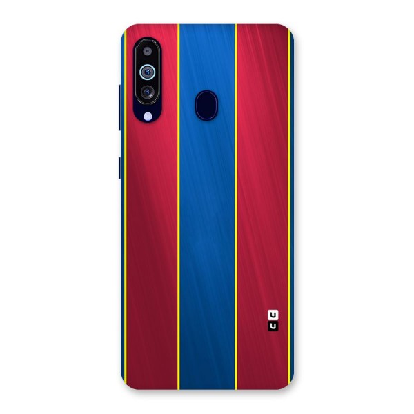 Premium Vertical Stripes Back Case for Galaxy A60