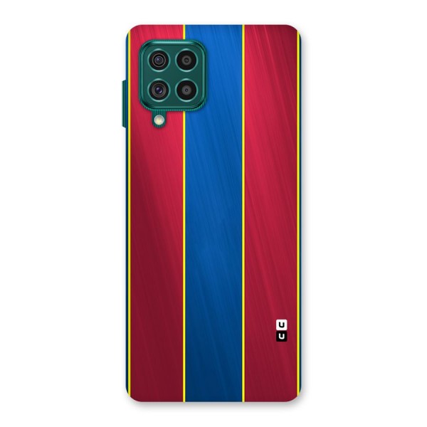 Premium Vertical Stripes Back Case for Galaxy F62