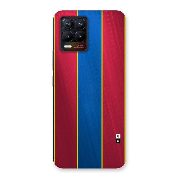 Premium Vertical Stripes Back Case for Realme 8