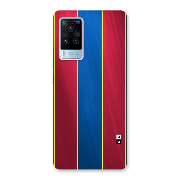 Premium Vertical Stripes Back Case for Vivo X60 Pro