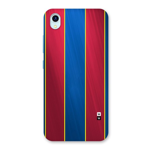 Premium Vertical Stripes Back Case for Vivo Y1s