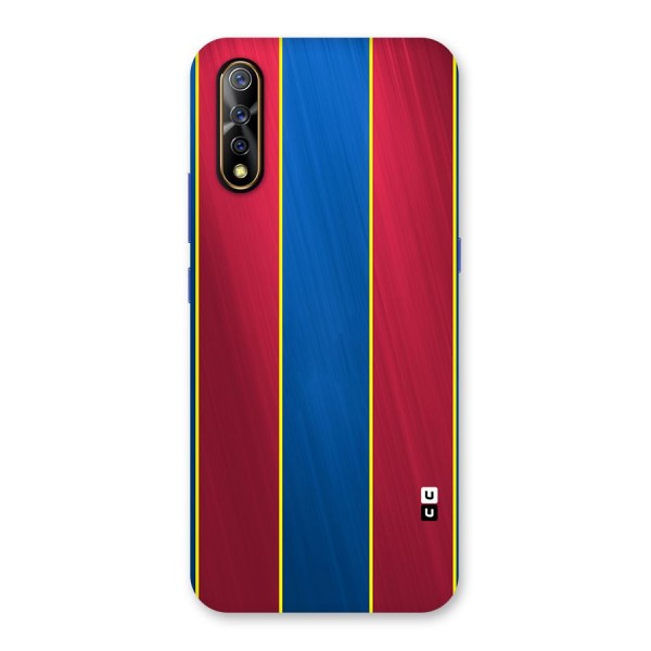 Premium Vertical Stripes Back Case for Vivo Z1x