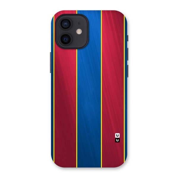 Premium Vertical Stripes Back Case for iPhone 12