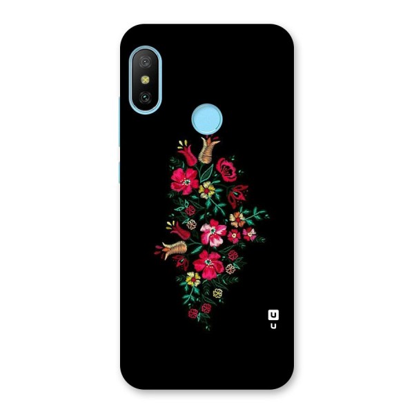 Pretty Allure Flower Back Case for Redmi 6 Pro