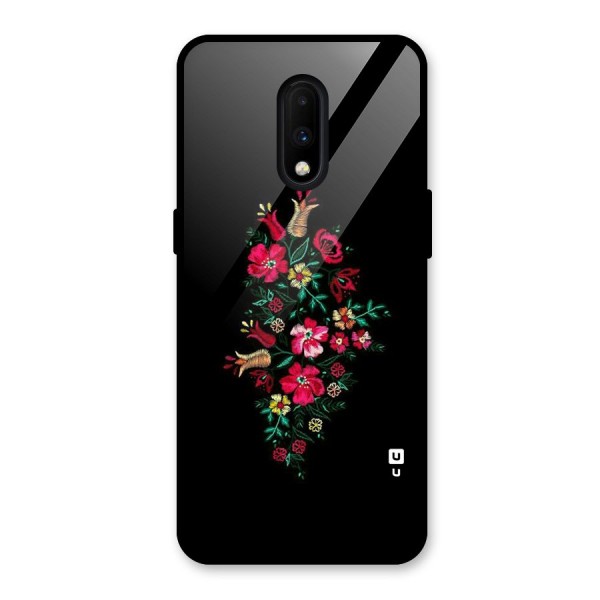 Pretty Allure Flower Glass Back Case for OnePlus 7