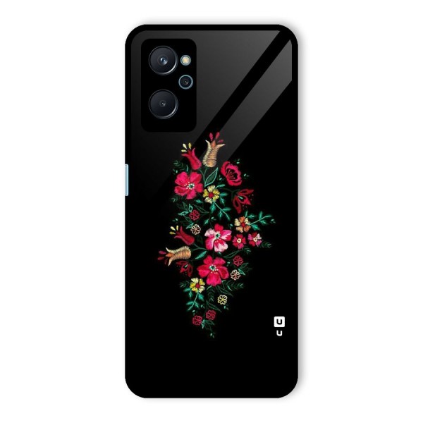 Pretty Allure Flower Glass Back Case for Realme 9i