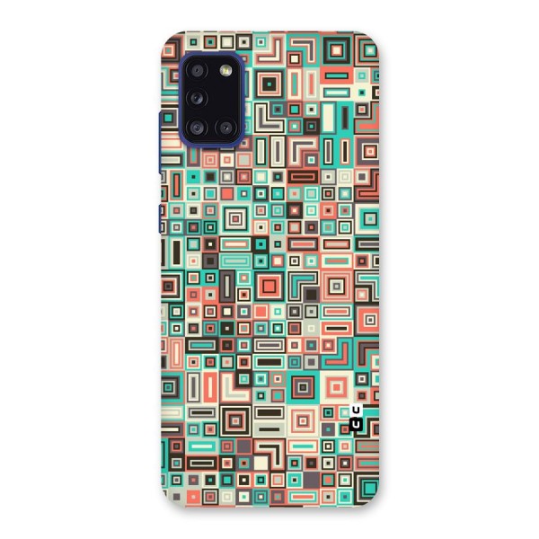 Pretty Boxes Design Back Case for Galaxy A31