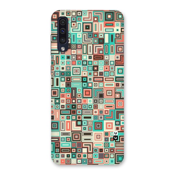 Pretty Boxes Design Back Case for Galaxy A50