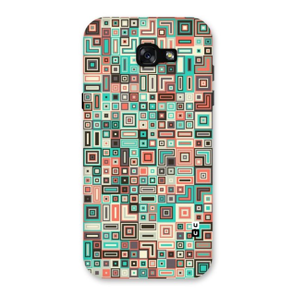 Pretty Boxes Design Back Case for Galaxy A7 (2017)