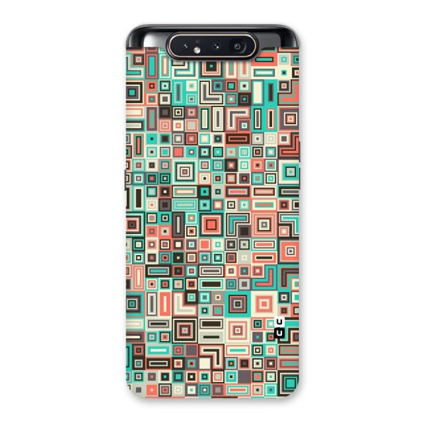 Pretty Boxes Design Back Case for Galaxy A80