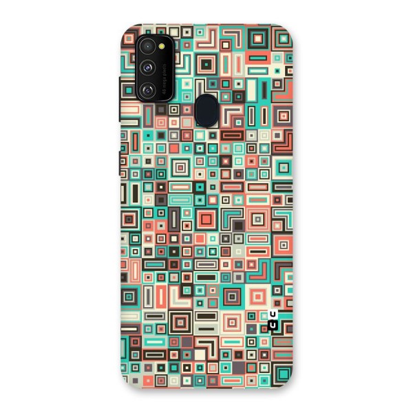 Pretty Boxes Design Back Case for Galaxy M21