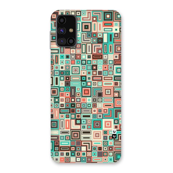 Pretty Boxes Design Back Case for Galaxy M31s