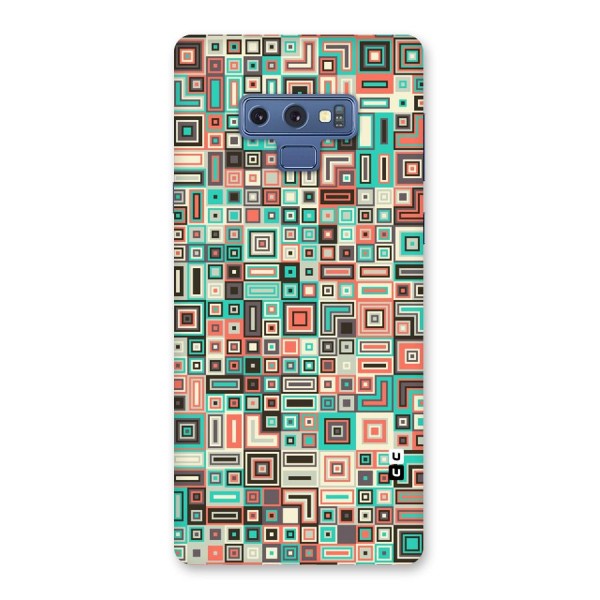 Pretty Boxes Design Back Case for Galaxy Note 9