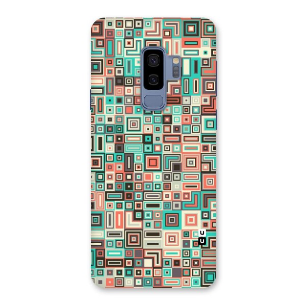 Pretty Boxes Design Back Case for Galaxy S9 Plus