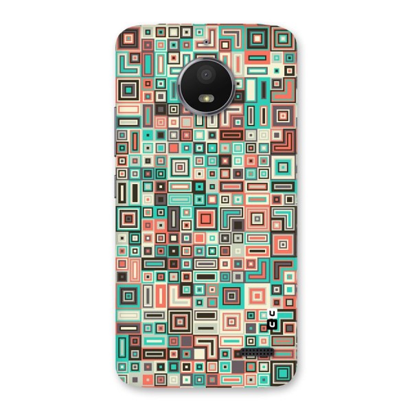 Pretty Boxes Design Back Case for Moto E4