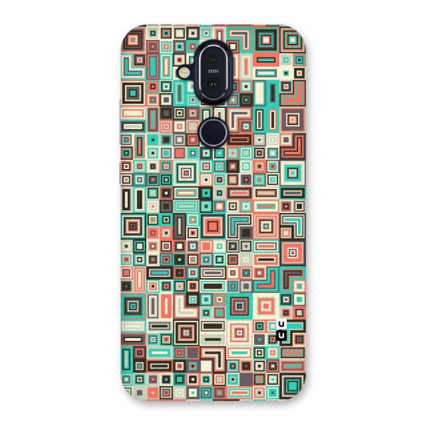 Pretty Boxes Design Back Case for Nokia 8.1