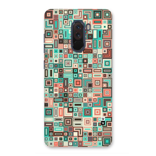 Pretty Boxes Design Back Case for Poco F1