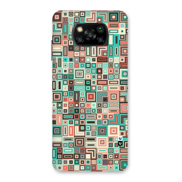 Pretty Boxes Design Back Case for Poco X3