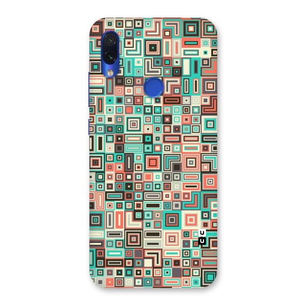 Pretty Boxes Design Back Case for Redmi Note 7