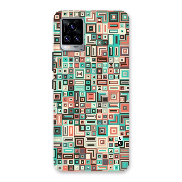 Pretty Boxes Design Back Case for Vivo V20 Pro