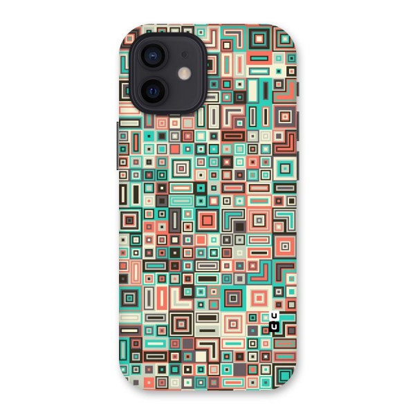 Pretty Boxes Design Back Case for iPhone 12