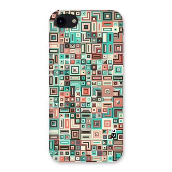 Pretty Boxes Design Back Case for iPhone SE 2020