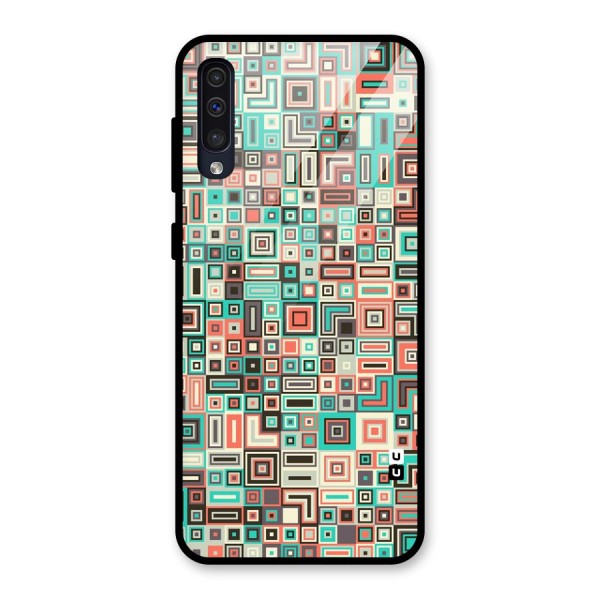 Pretty Boxes Design Glass Back Case for Galaxy A50s