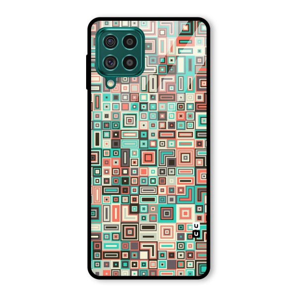 Pretty Boxes Design Glass Back Case for Galaxy F62