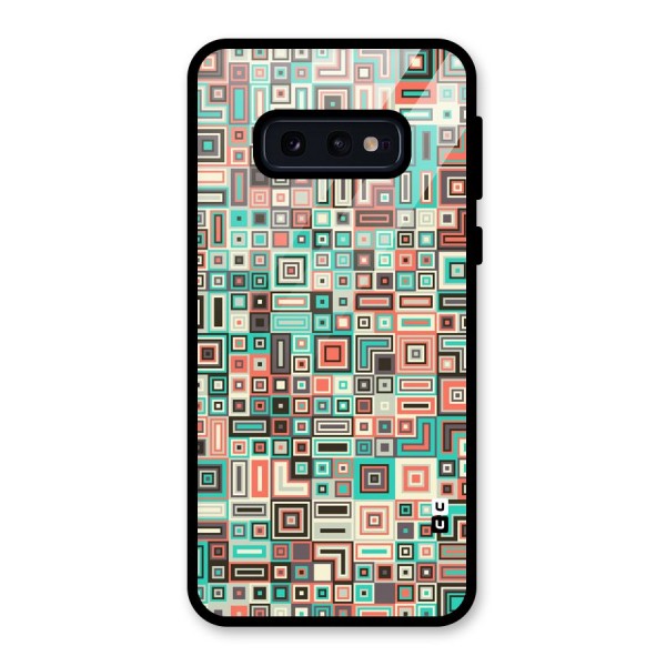 Pretty Boxes Design Glass Back Case for Galaxy S10e