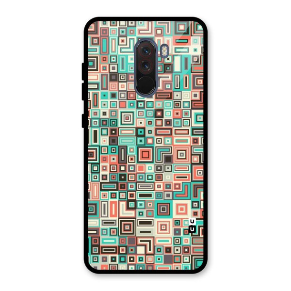 Pretty Boxes Design Glass Back Case for Poco F1