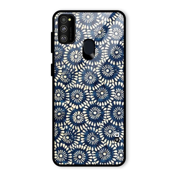 Pretty Circles Glass Back Case for Galaxy M21