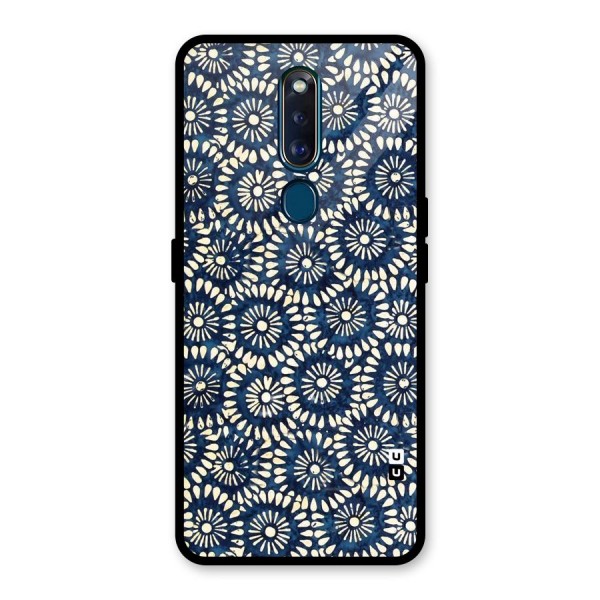 Pretty Circles Glass Back Case for Oppo F11 Pro