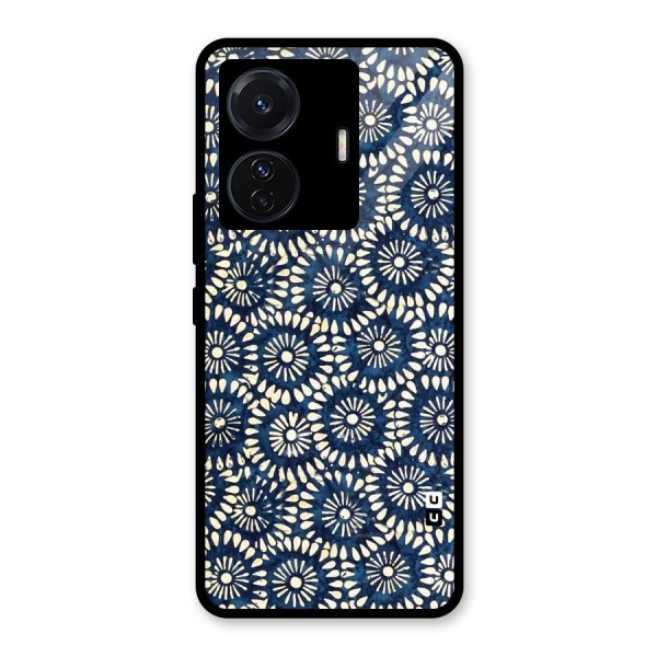 Pretty Circles Glass Back Case for Vivo T1 Pro