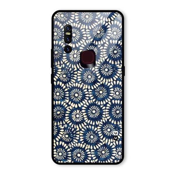 Pretty Circles Glass Back Case for Vivo V15