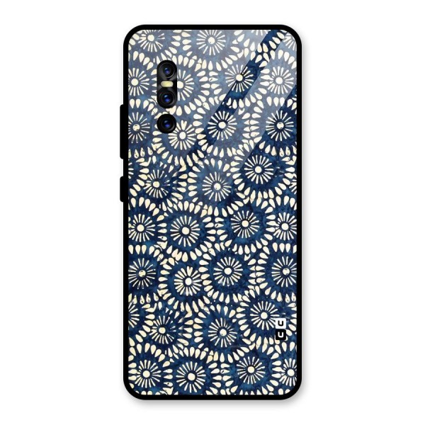 Pretty Circles Glass Back Case for Vivo V15 Pro