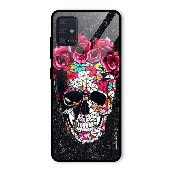 Pretty Dead Face Glass Back Case for Galaxy A51