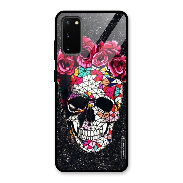 Pretty Dead Face Glass Back Case for Galaxy S20