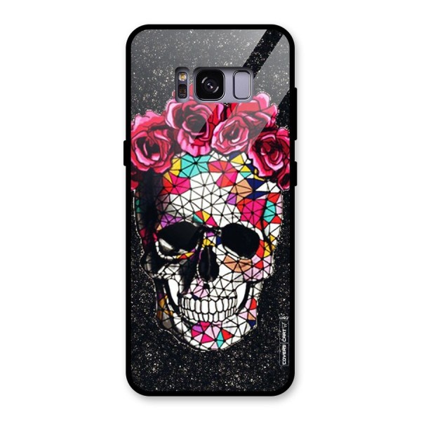 Pretty Dead Face Glass Back Case for Galaxy S8