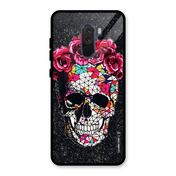 Pretty Dead Face Glass Back Case for Poco F1