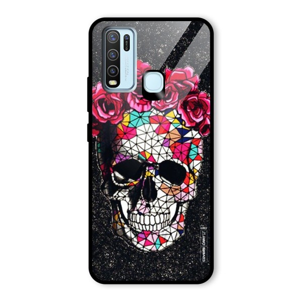 Pretty Dead Face Glass Back Case for Vivo Y30