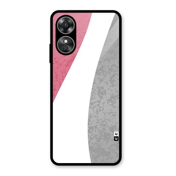 Pretty Flow Design Glass Back Case for Oppo A17