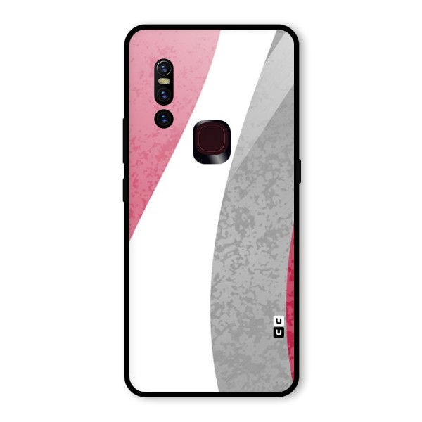 Pretty Flow Design Glass Back Case for Vivo V15